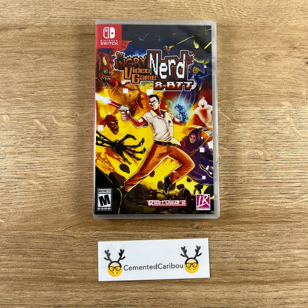 Angry Video Game Nerd 8-Bit Nintendo Switch Game Limited Run NEW SEALED
